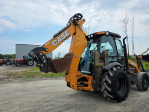 Bras d'excavation et attache rapide de la Case 580 Super N WT