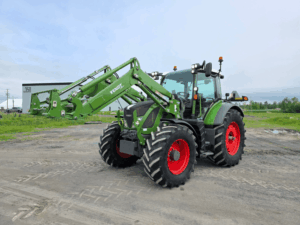 Tracteur Fendt 514 Vario S4 ProfiPlus 2021 avec chargeur frontal vue avant gauche