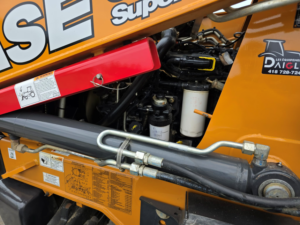Système hydraulique de la Case 580 Super N WT