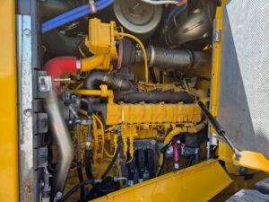 John Deere diesel engine in a 524P wheel loader