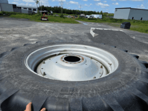 Dual wheel rim for the Case IH Puma 150 CVT tractor