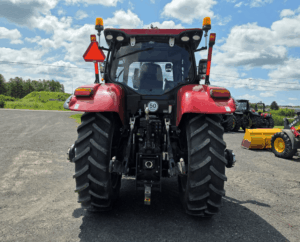 Rear view of the 2017 Case IH Puma 150 CVT tractor