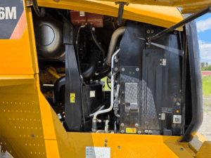 Cooling system compartment on a Caterpillar 926M