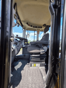 Interior of the 2015 Caterpillar 926M operator cab