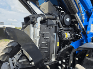 Compartiment moteur du tracteur New Holland T6.145