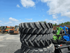 Dual rear tractor tires for Case IH Puma 150 CVT