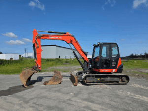 Kubota KX080-4 2019 vue latérale