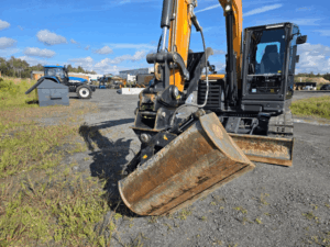 2024 Case CX85E excavator bucket with hydraulic quick coupler