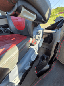 Air suspension operator seat in the Case IH Puma 150 CVT