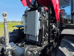 Cooling system and radiator on the Case IH Puma 150 CVT