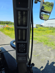 Dashboard showing 2,708 hours on the Case IH Puma 150 CVT