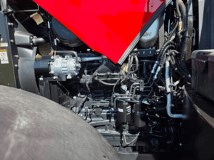 Left side engine compartment of the 2017 Case IH Puma 150 CVT