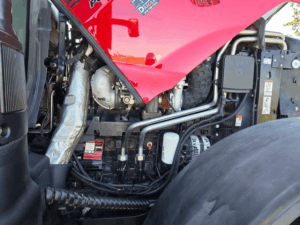Right side engine compartment of the 2017 Case IH Puma 150 CVT