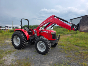 Tracteur agricole Massey Ferguson 2660 HD 2013 avec chargeur frontal