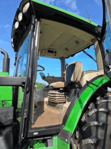 Enclosed cab on 2016 John Deere 6145R tractor